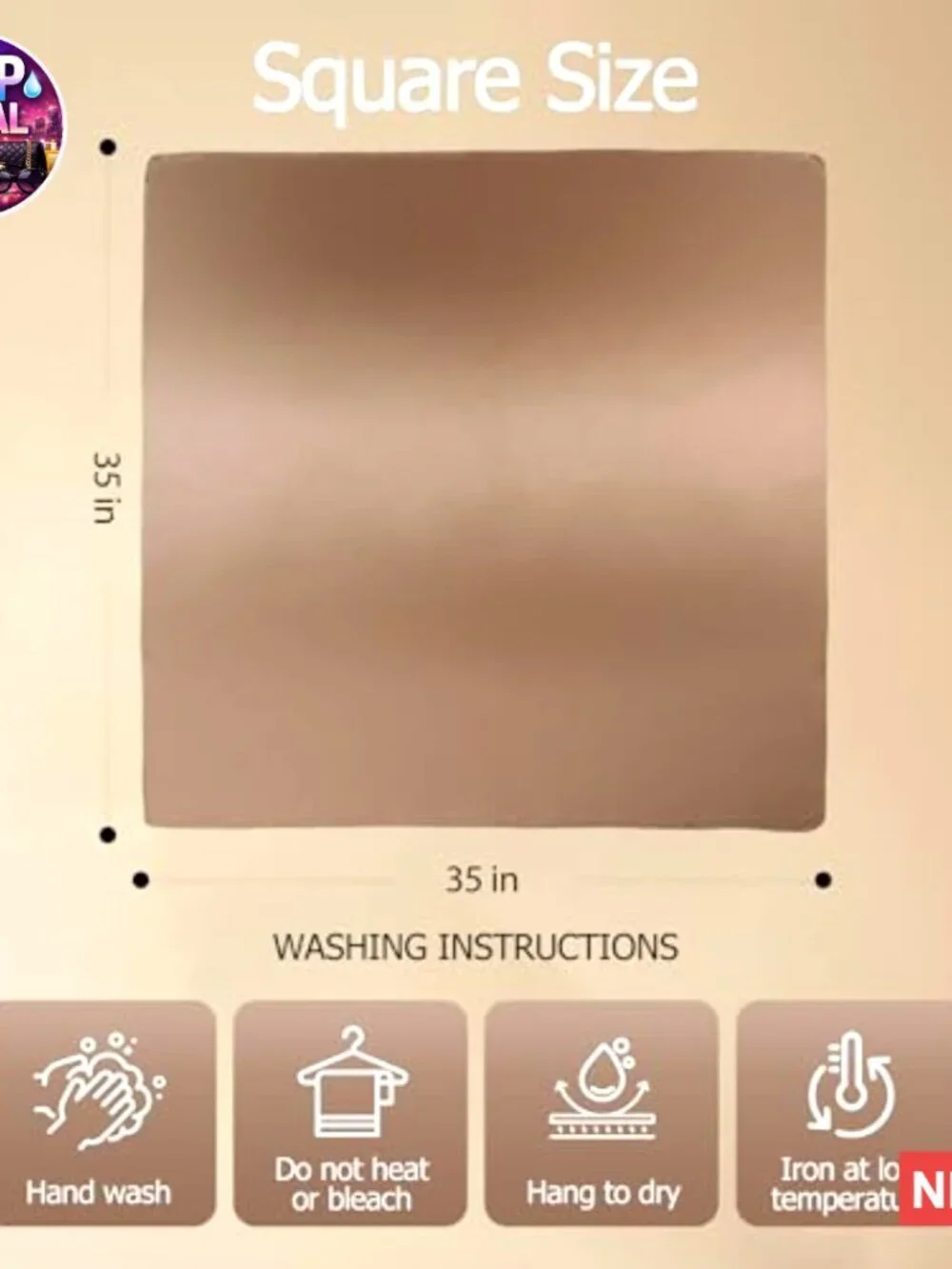 Silk-Like Satin Head Scarf 35
